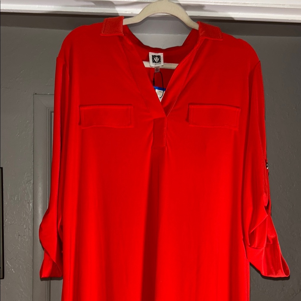 Anne Klein Poppy Red dress